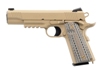 Colt .45 Marine - Desert Sand Cerakote Finish, 5" barrel, Novak Tritium Night Sights, Integrated Picatinny rail system. Supplied with 2 x (7+1) round Wilson magazines.